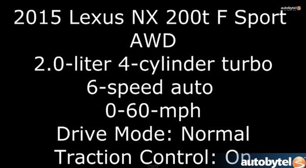 レクサスNXの０－６０mph(９６km/h)の加速は何秒か？